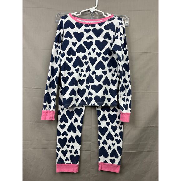 Carter’s Girls Blue Heart 2-Piece Pajama, Size 8 - Picture 6 of 6